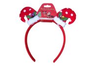 Kırmızı Puantiyeli Zilli Boynuz Taç 250287