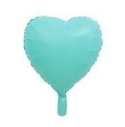 18'' Turkuaz Makaron Kalp Folyo Balon