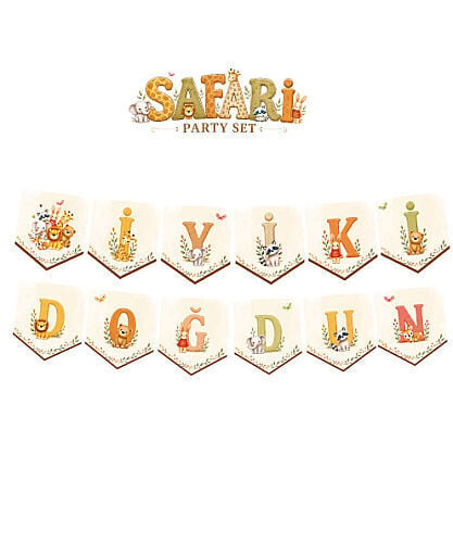 Safari Temalı İyiki Doğdun Banner