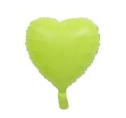 18'' Yeşil Makaron Kalp Folyo Balon