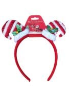 Kırmızı Beyaz Çizgili Zilli Boynuz Taç 250287