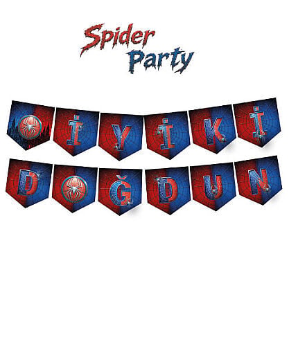 Spider Temalı İyi Doğdun Banner