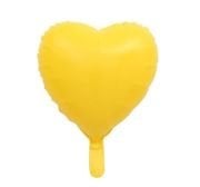 18'' Sarı Makaron Kalp Folyo Balon