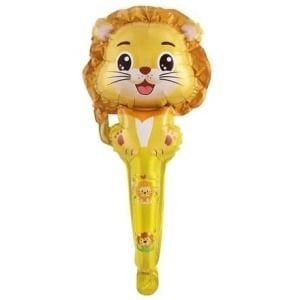 Saplı Aslan Folyo Balon 27,5*59,5 cm
