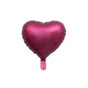 18'' Fuşya Kalp Saten Balon