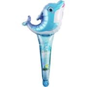 Saplı Yunus Folyo Balon  32*58,5 cm