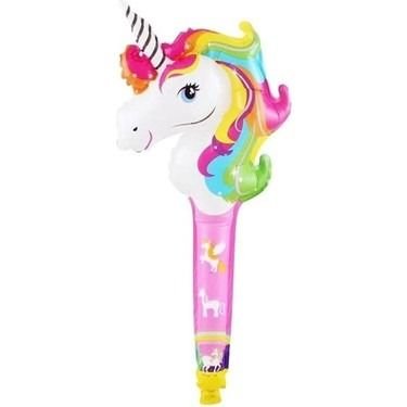 Saplı Unicorn Folyo Balon 35*77cm