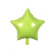 Yıldız Makaron Yeşil Folyo Balon 18 inç