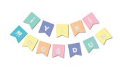 Macaron Gümüş İyi ki Doğdun Banner
