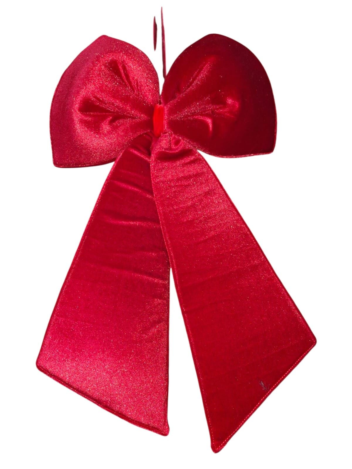 Yılbaşı Fiyonk Kadife Kırmızı Kurdele 50*35 Cm