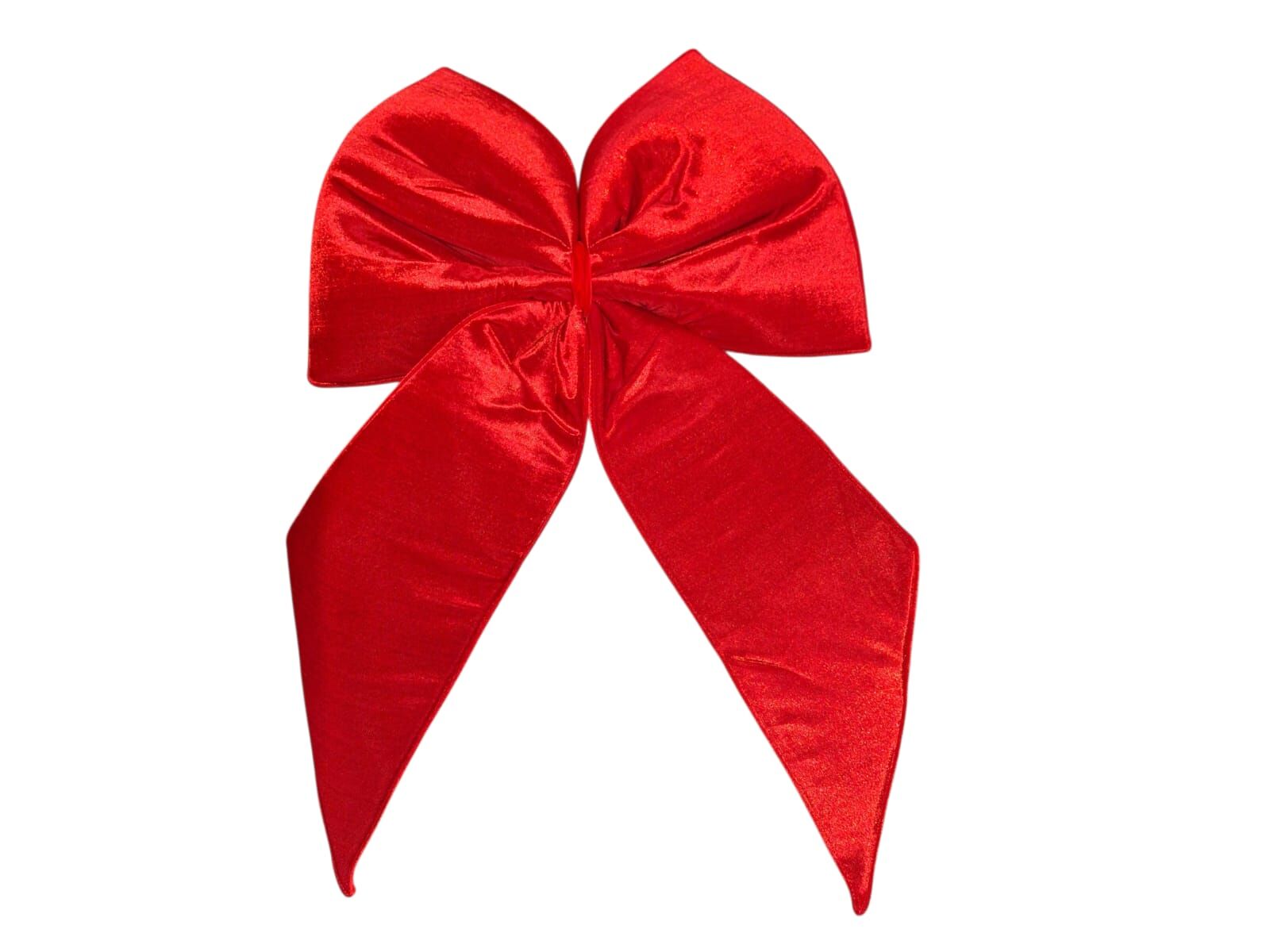 Yılbaşı Fiyonk Kadife Kırmızı Kurdele 65*45 Cm