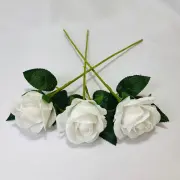 Kadife Gül Beyaz Büyük 1 ADET