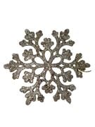 Yılbaşı Süs Şampanya Gold 8 Cm Kar Tanesi 3'lü 25493