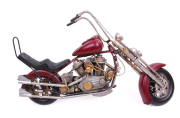 Dekoratif Metal Motosiklet Kırmızı