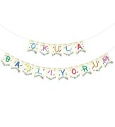 Okula Başlıyorum Zikzak Banner