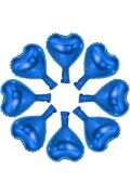 5 Inc Mavi Kalp  Folyo Balon 50 Li