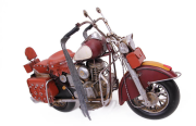 Dekoratif Metal Motosiklet Çantalı