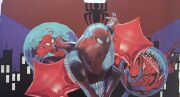 Örümcek Tema Folyo Balon Set 5 Li