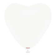 Kalisan 12 ınch Kalp Balon Beyaz 25'li
