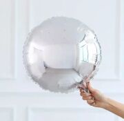 18'' Gümüş Yuvarlak Folyo Balon