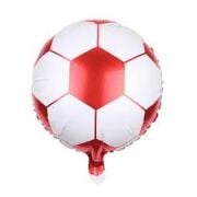 Kırmızı Beyaz Top 18 Inc Folyo Balon