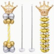 Balon Standı Pleksi Metal Çubuk Balon Kulesi 210 Cm