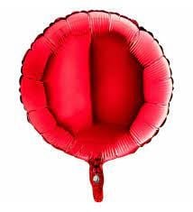18'' Kırmızı Yuvarlak Folyo Balon