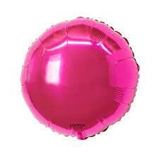 18'' Fuşya Yuvarlak Folyo Balon