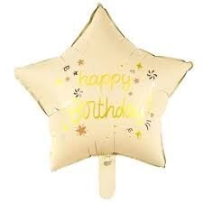 Happy Krem 18 Inc Folyo Balon