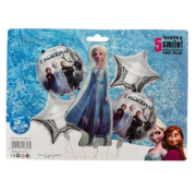 Frozen Gümüş Set Folyo Balon 5'li