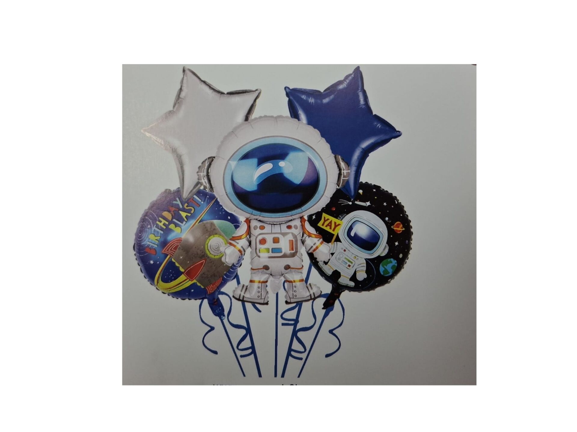 5'li Astronot Set Folyo Balon
