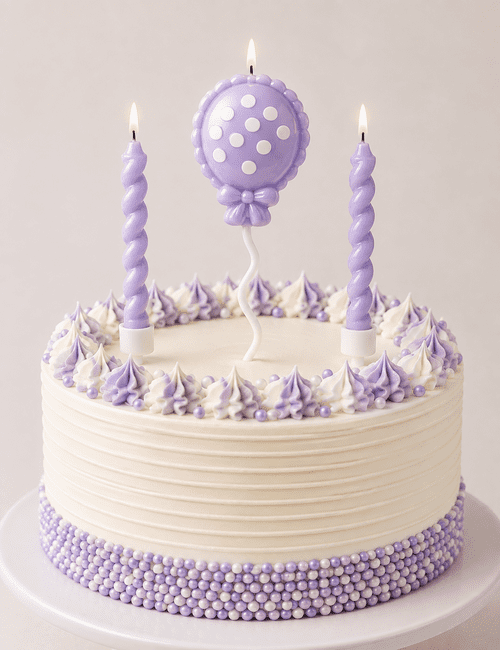 Makaron Lila Mum Balon 3 Lü