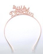 İyi ki doğdun metal taç rose gold