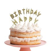Gold Happy Birthday Mum 13 Parça