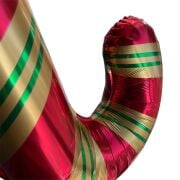 Yılbaşı Kırmızı Gold Baston Folyo Balon 60*98 Cm