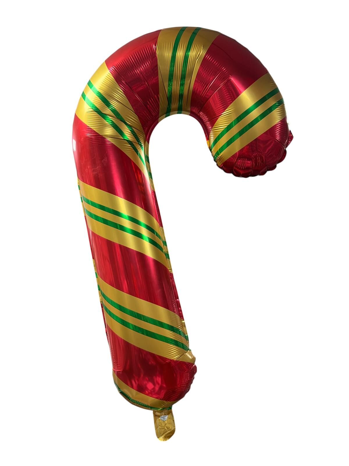 Yılbaşı Kırmızı Gold Baston Folyo Balon 60*98 Cm