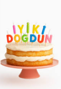 Renkli İyi Ki Doğdun 11 Parça Mum