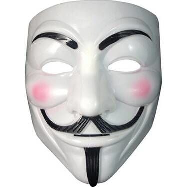 Plastik Maske V For Vendetta