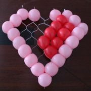 Balon Standı Kalpli Fon Süs Yapma Aparatı 60*60 cm