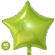 18'' YILDIZ METALİK FISTIK YEŞİL BALON