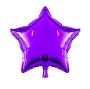 18'' Mor Yıldız Folyo Balon