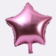 18'' YILDIZ METALİK AÇIK PEMBE BALON