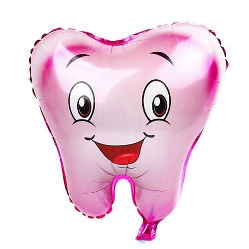 24'' Pembe Diş Folyo Balon 1684