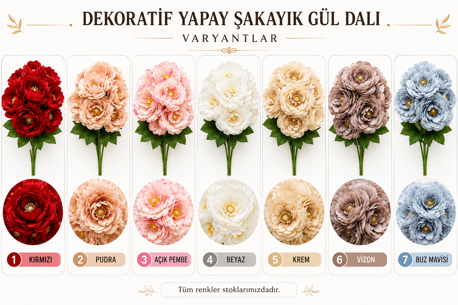 8'li Gelincik Çiçeği 24137