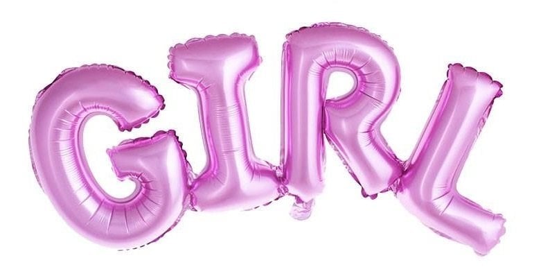 Pembe GİRL Folyo Balon 2727
