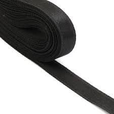 1 CM SİYAH SATEN KURDELE