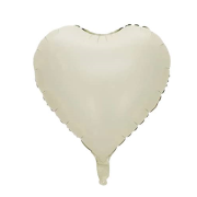 18'' KALP KREM FOLYO BALON 1 ADET