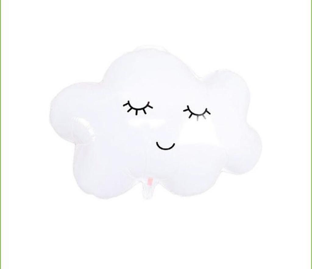 9895 SEVİMLİ BEYAZ BULUT FOLYO BALON 30 INCH