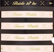 Bride to Be Bileklik 5 li Set Pembe Gümüş