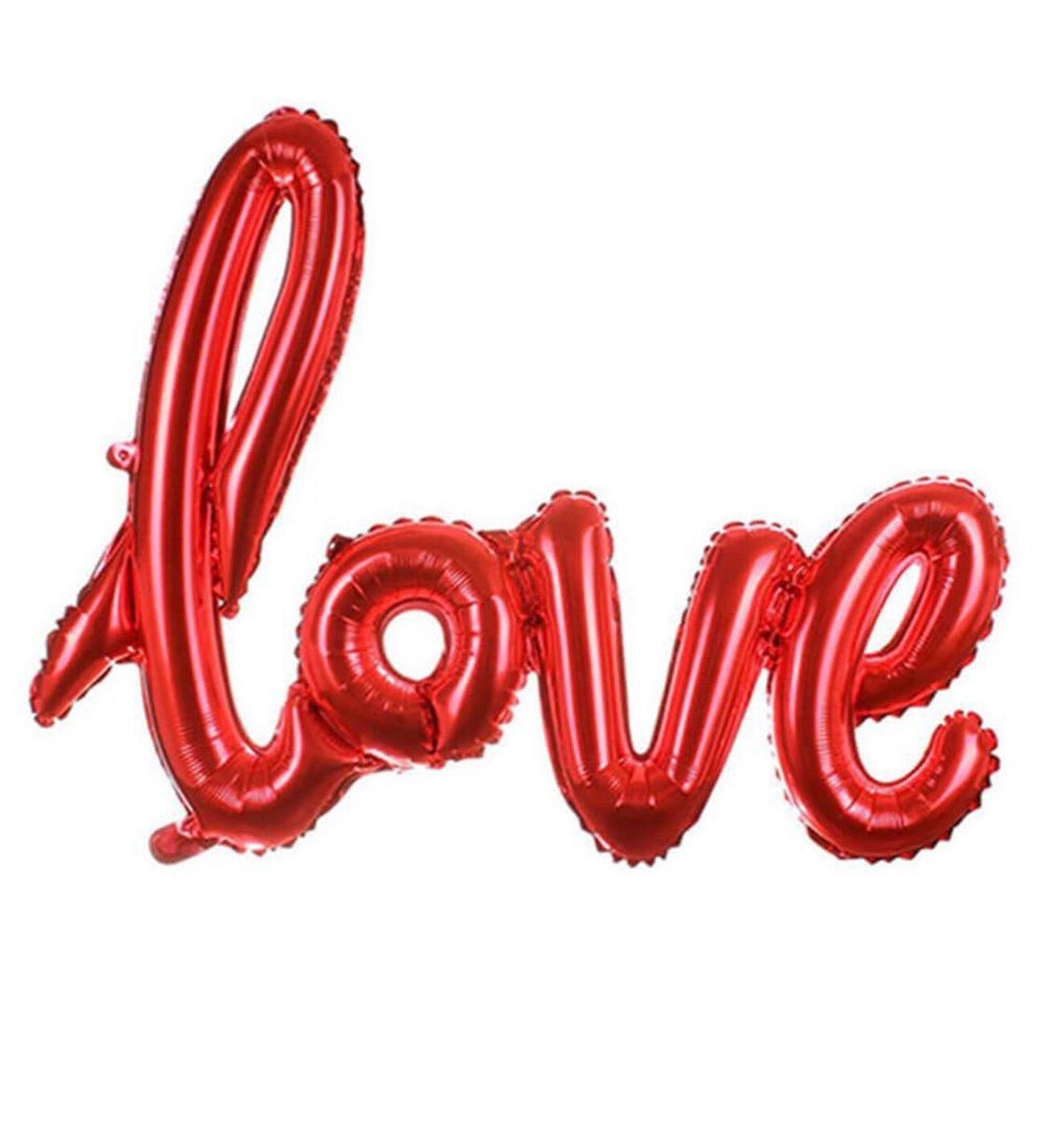 40'' Love Kırmızı İmza Folyo Balon 2162